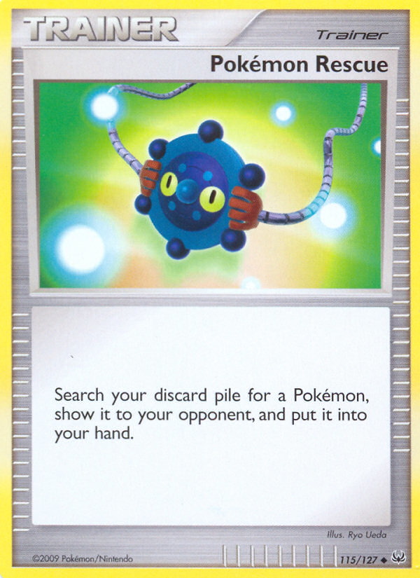 Pokemon Rescue (115/127) [Platinum: Base Set] | Anubis Games and Hobby