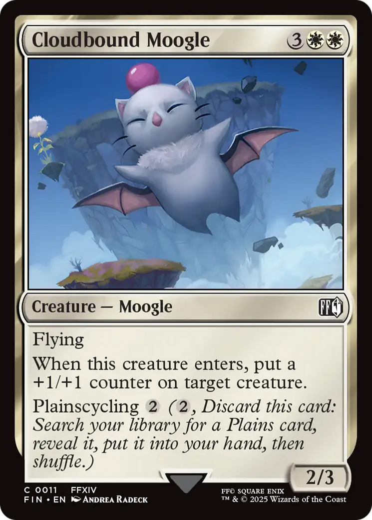 Cloudbound Moogle [FINAL FANTASY] | Anubis Games and Hobby