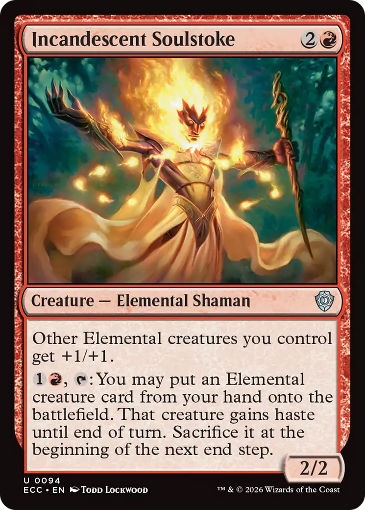 Incandescent Soulstoke [Lorwyn Eclipsed Commander] | Anubis Games and Hobby