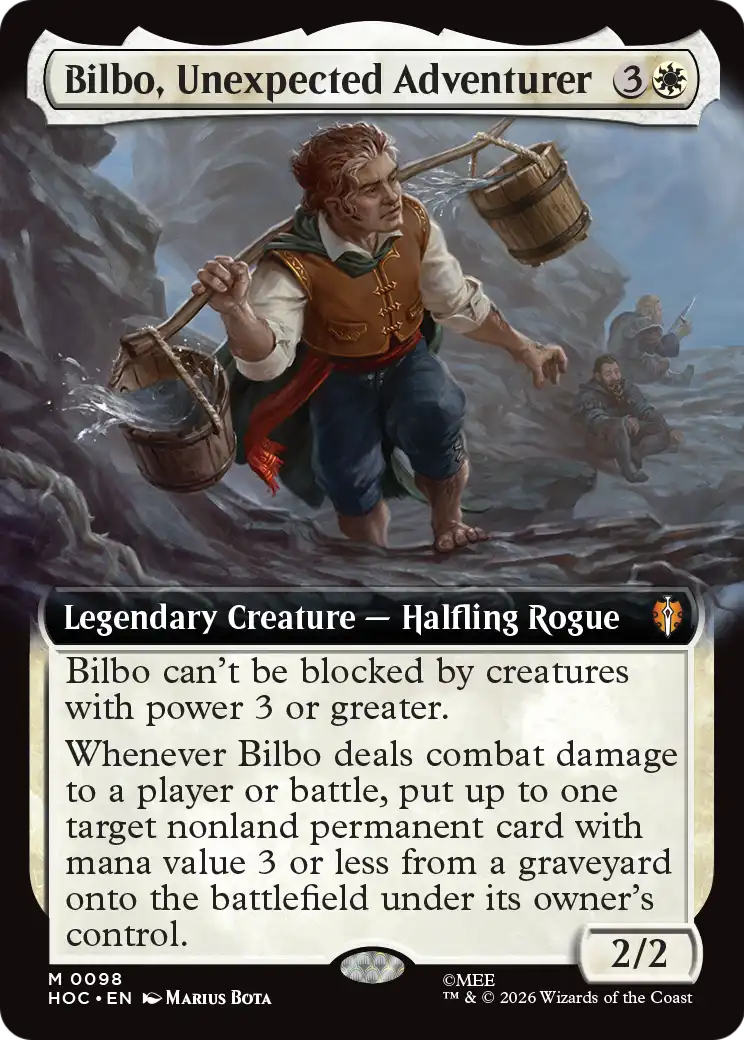 Bilbo, Unexpected Adventurer (Extended Art) [The Hobbit: Eternal-Legal] | Anubis Games and Hobby