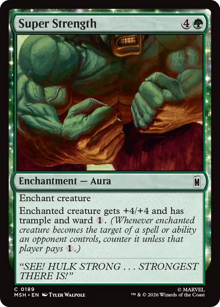 Super Strength [Marvel Super Heroes] | Anubis Games and Hobby