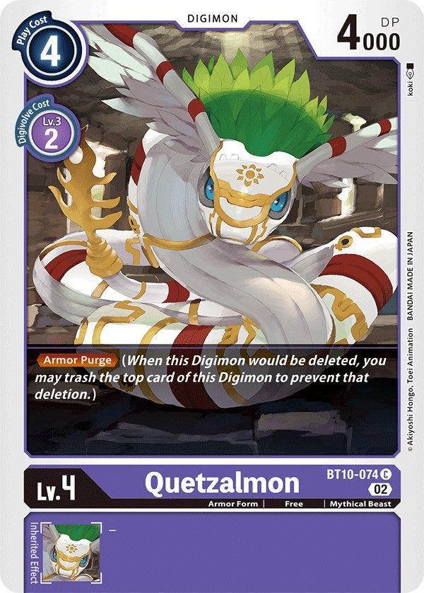 Quetzalmon [BT10-074] [Xros Encounter] | Anubis Games and Hobby