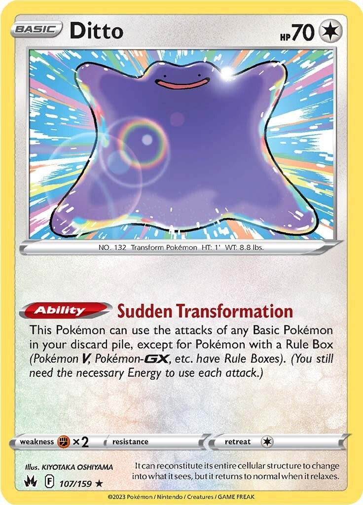 Ditto (107/159) [Sword & Shield: Crown Zenith] | Anubis Games and Hobby