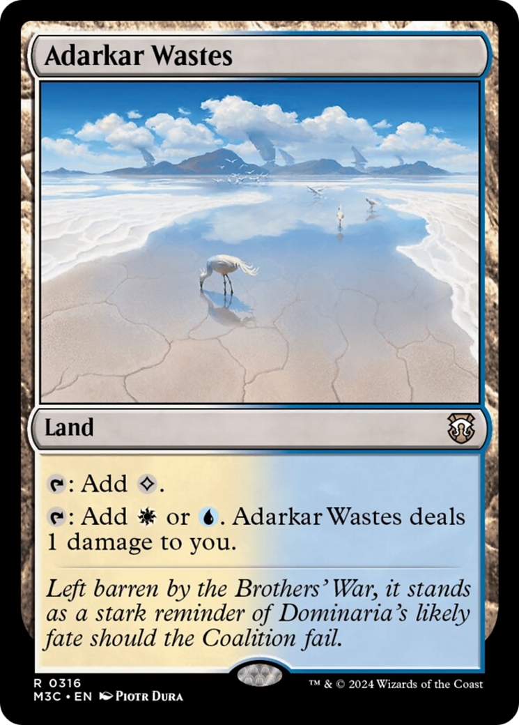 Adarkar Wastes [Modern Horizons 3 Commander] | Anubis Games and Hobby