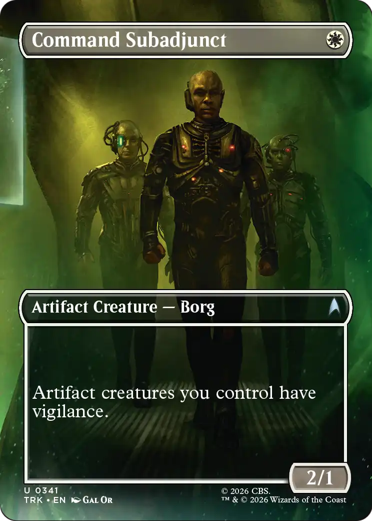 Command Subadjunct (Borderless) [Star Trek] | Anubis Games and Hobby
