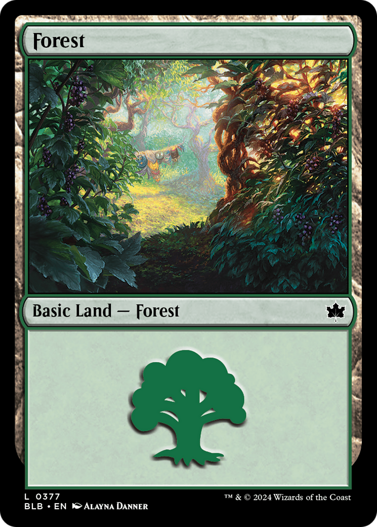 Forest (0377) [Bloomburrow] | Anubis Games and Hobby