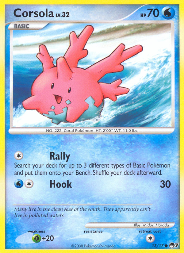 Corsola (13/17) [POP Series 7] | Anubis Games and Hobby