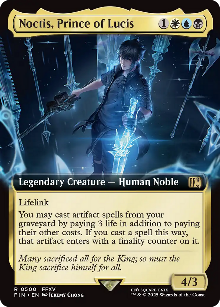 Noctis, Prince of Lucis (Extended Art) [FINAL FANTASY] | Anubis Games and Hobby