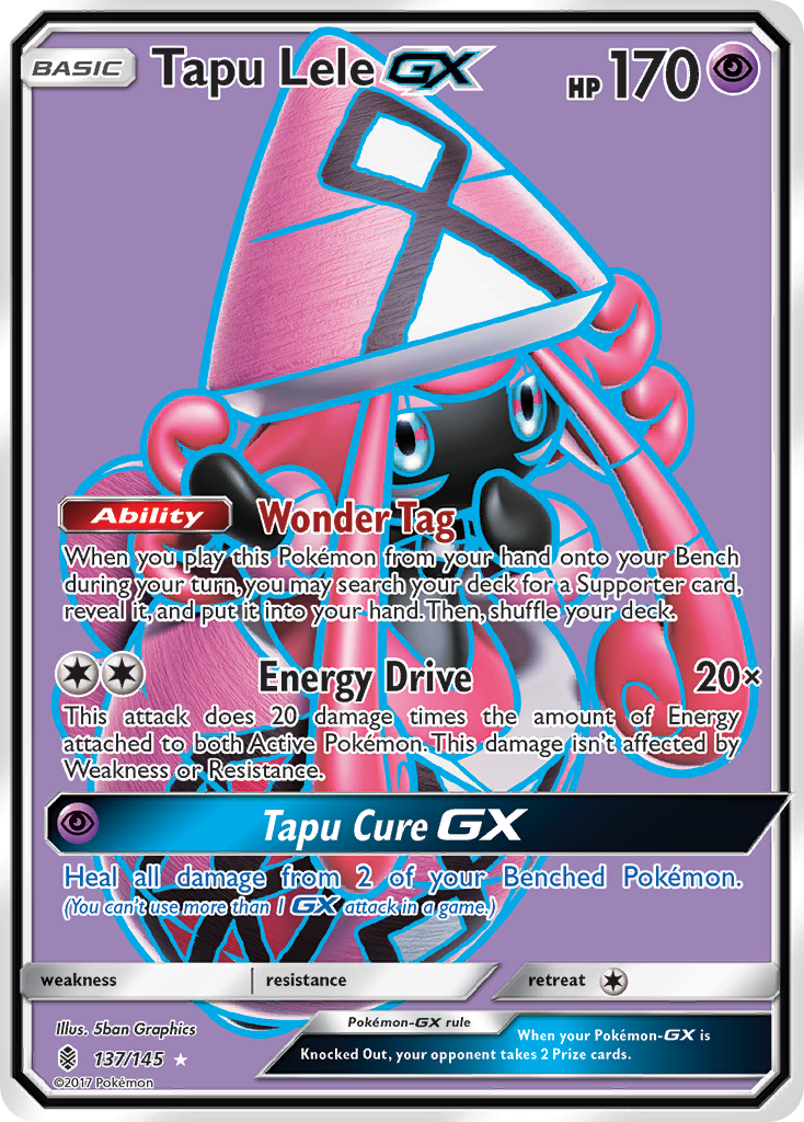 Tapu Lele GX (137/145) [Sun & Moon: Guardians Rising] | Anubis Games and Hobby
