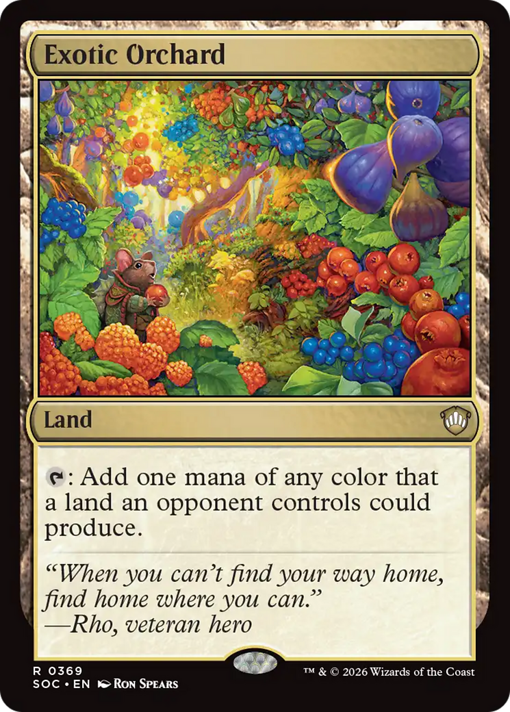 Exotic Orchard [Secrets of Strixhaven Commander] | Anubis Games and Hobby
