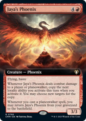 Jaya's Phoenix (Extended Art) [Commander Masters] | Anubis Games and Hobby