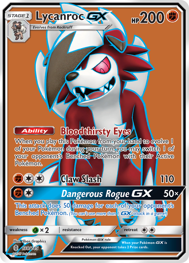 Lycanroc GX (138/145) [Sun & Moon: Guardians Rising] | Anubis Games and Hobby