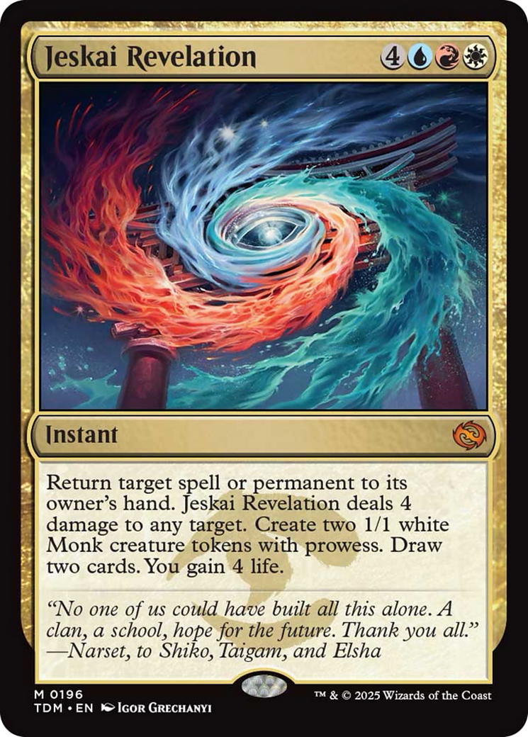 Jeskai Revelation [Tarkir: Dragonstorm] | Anubis Games and Hobby