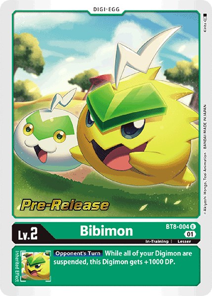 Bibimon [BT8-004] [New Awakening Pre-Release Cards] | Anubis Games and Hobby