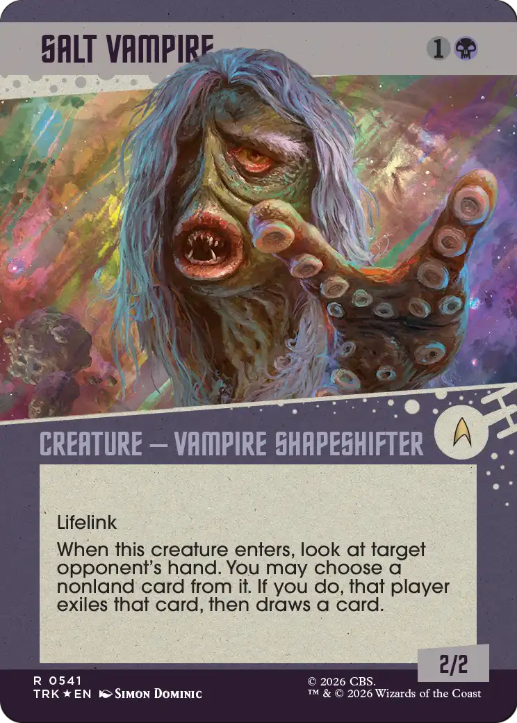 Salt Vampire (Showcase) (Surge Foil) [Star Trek] | Anubis Games and Hobby
