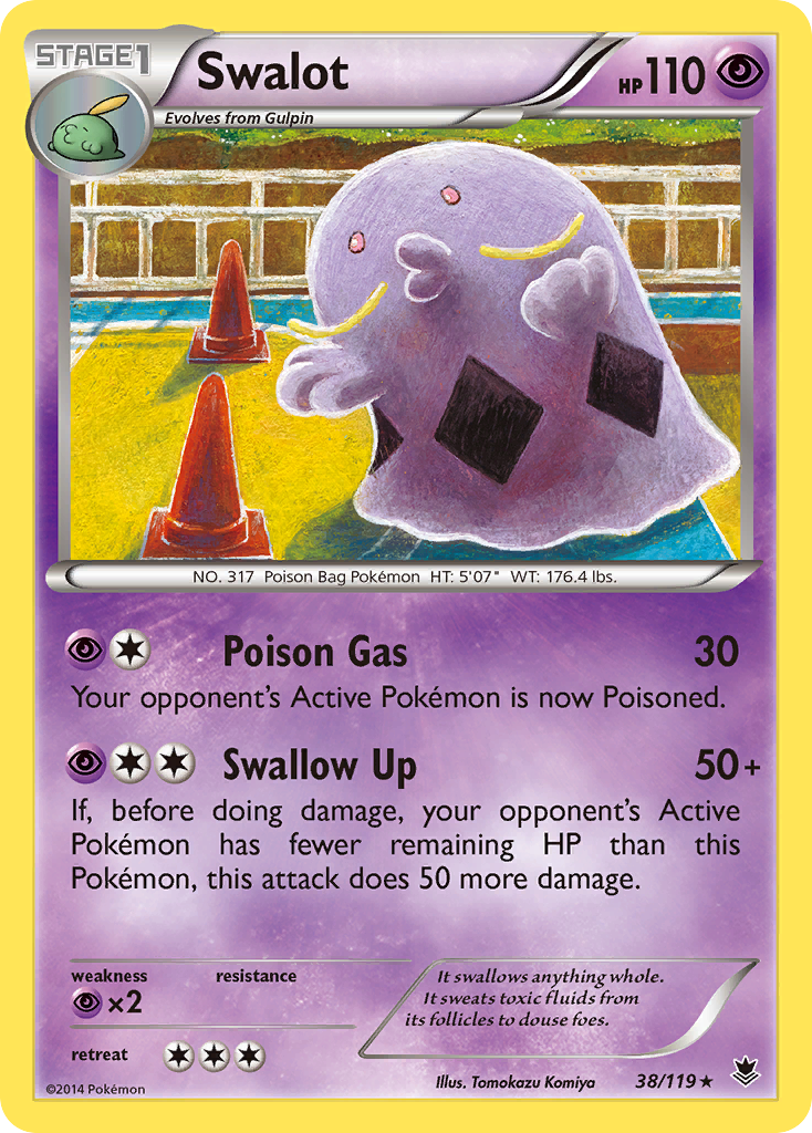 Swalot (38/119) [XY: Phantom Forces] | Anubis Games and Hobby