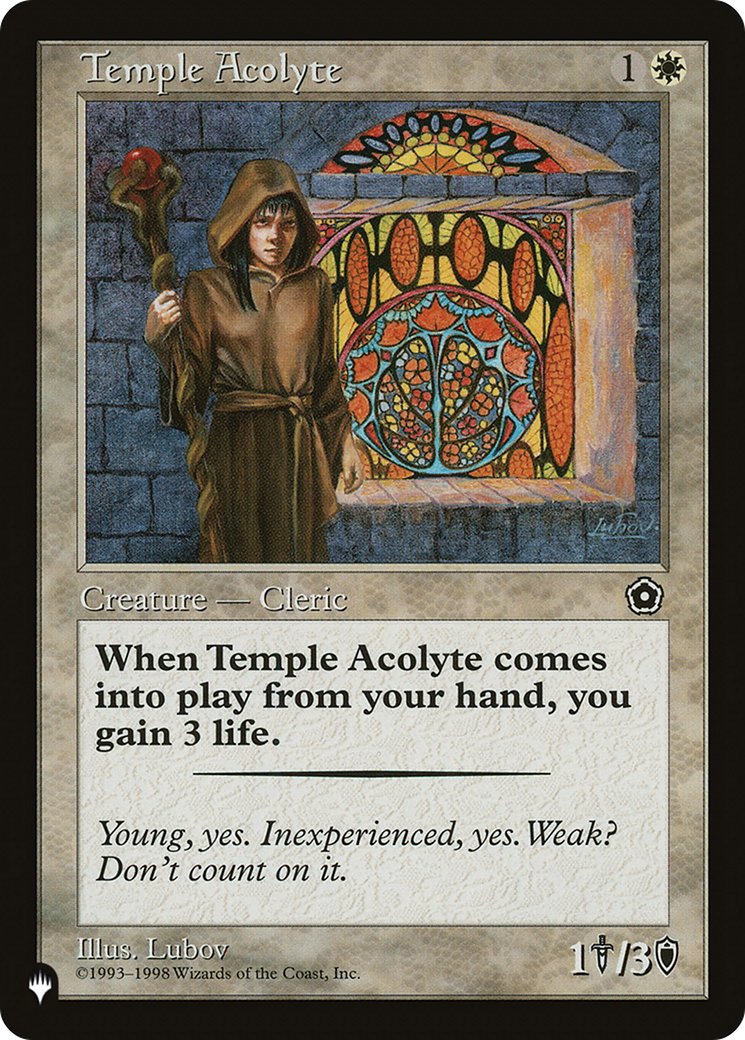 Temple Acolyte [The List Reprints] | Anubis Games and Hobby