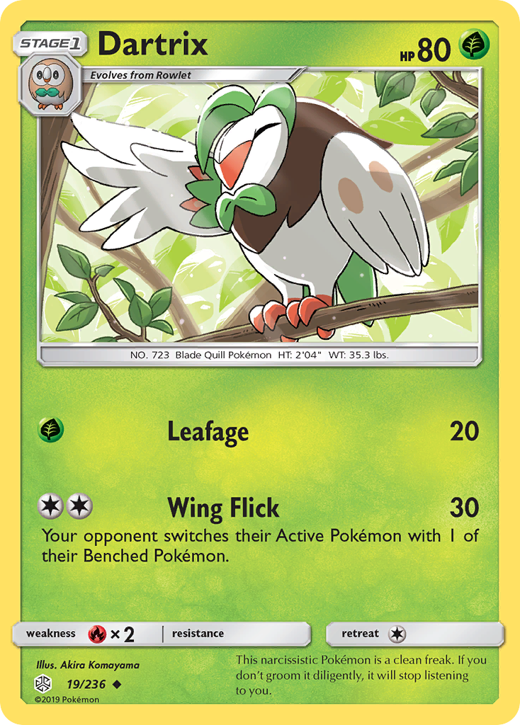 Dartrix (19/236) [Sun & Moon: Cosmic Eclipse] | Anubis Games and Hobby