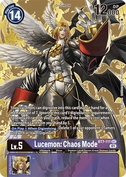 Lucemon: Chaos Mode [BT7-111] (Alternate Art) [Next Adventure] | Anubis Games and Hobby