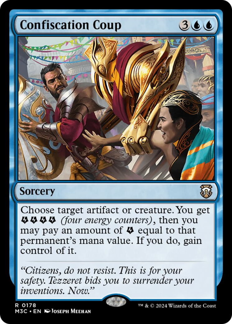 Confiscation Coup (Ripple Foil) [Modern Horizons 3 Commander] | Anubis Games and Hobby