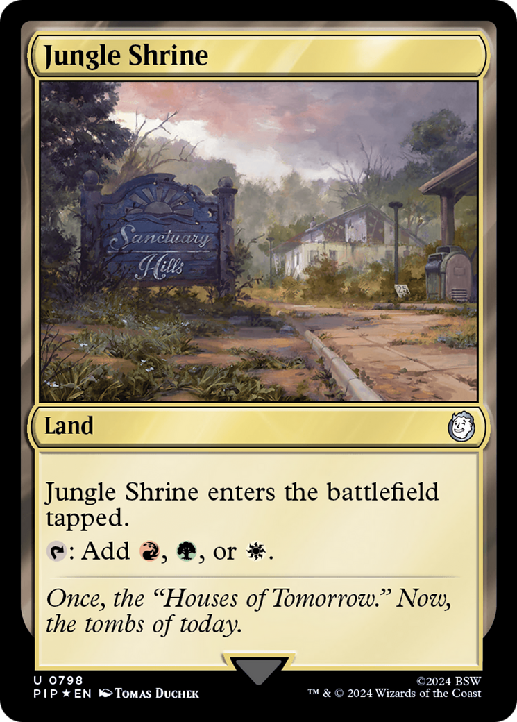 Jungle Shrine (Surge Foil) [Fallout] | Anubis Games and Hobby