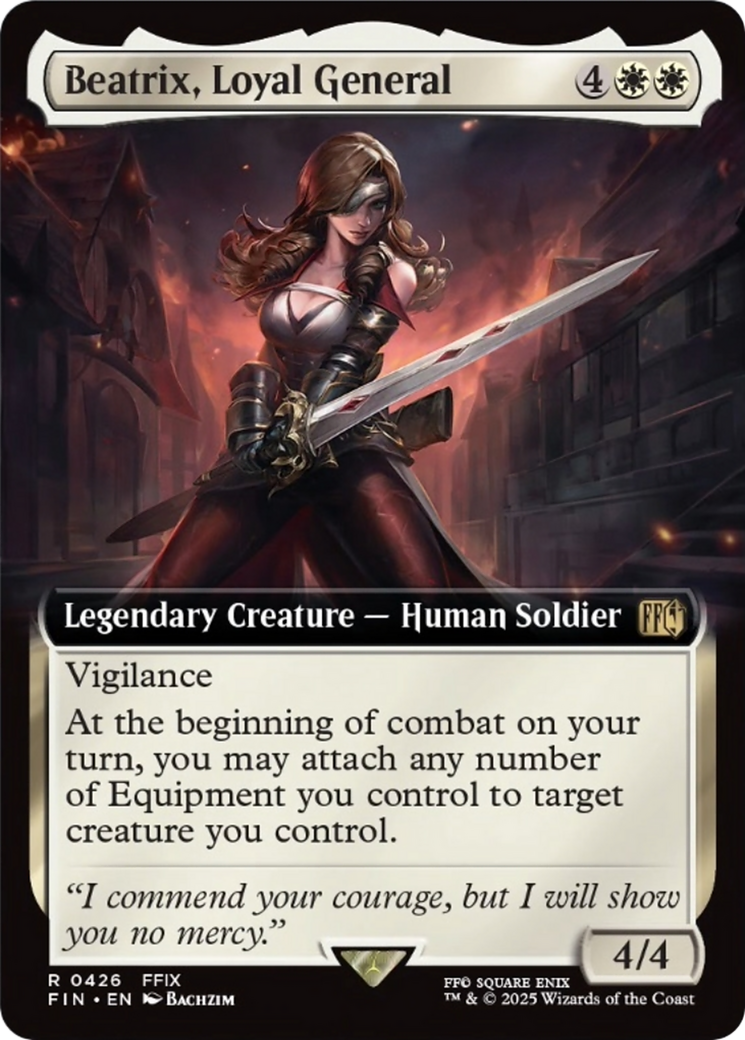 Beatrix, Loyal General (Extended Art) [FINAL FANTASY] | Anubis Games and Hobby