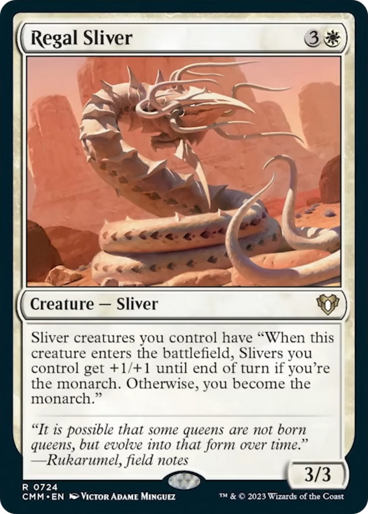 Regal Sliver [Commander Masters] | Anubis Games and Hobby