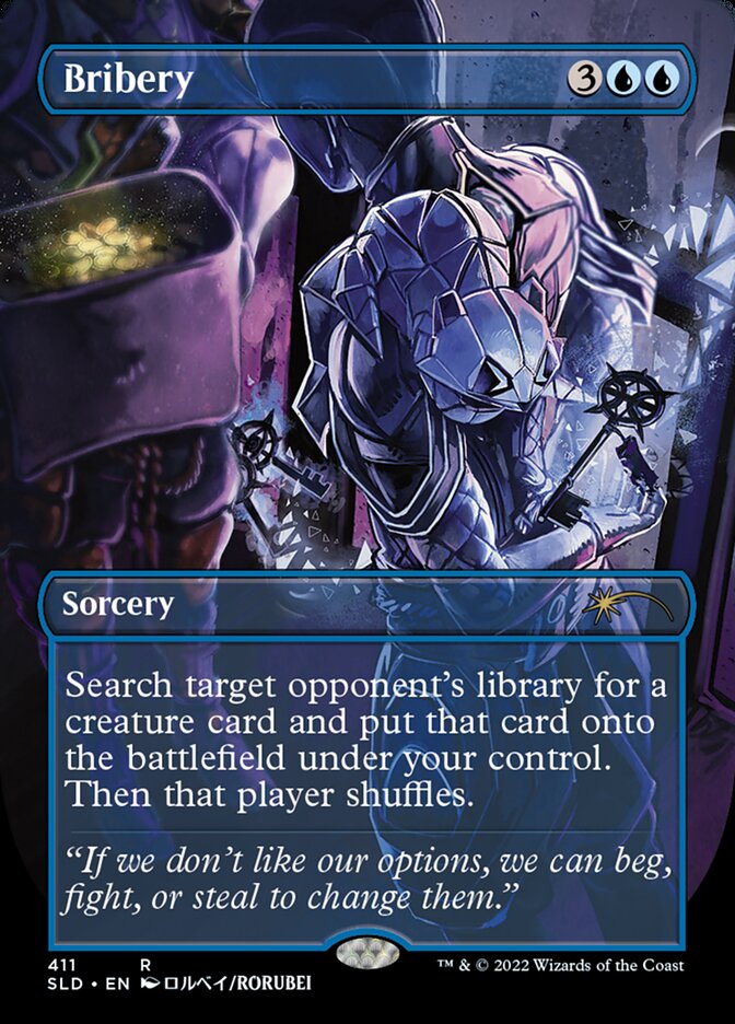 Bribery (Borderless) [Secret Lair Drop Series] | Anubis Games and Hobby
