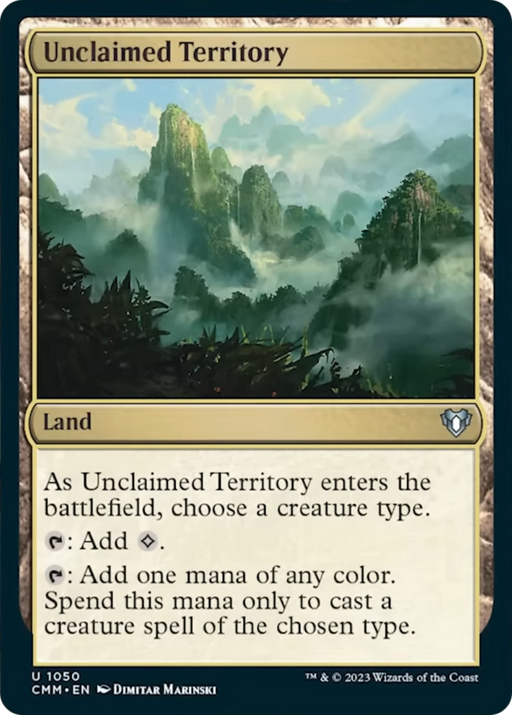 Unclaimed Territory [Commander Masters] | Anubis Games and Hobby