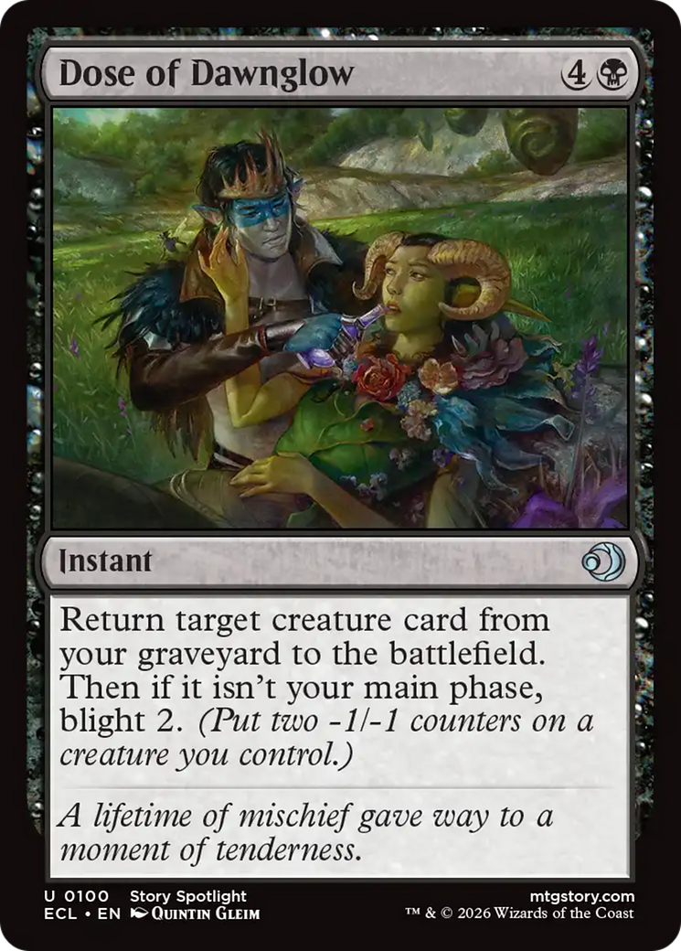 Dose of Dawnglow [Lorwyn Eclipsed] | Anubis Games and Hobby