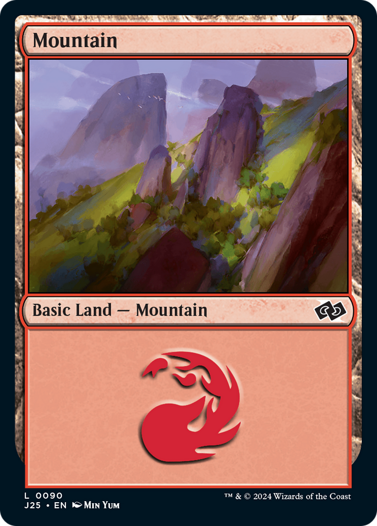Mountain (90) [Foundations Jumpstart] | Anubis Games and Hobby