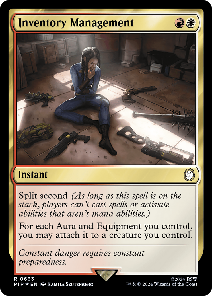 Inventory Management (Surge Foil) [Fallout] | Anubis Games and Hobby