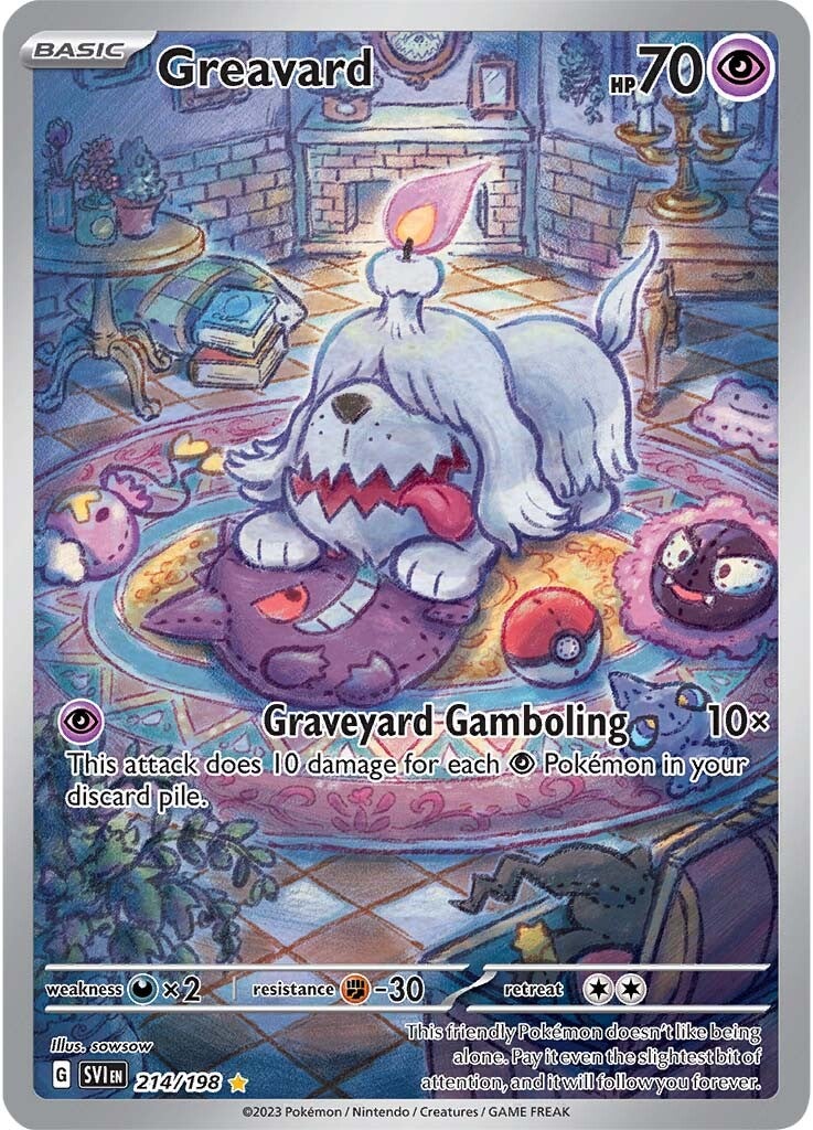 Greavard (214/198) [Scarlet & Violet: Base Set] | Anubis Games and Hobby