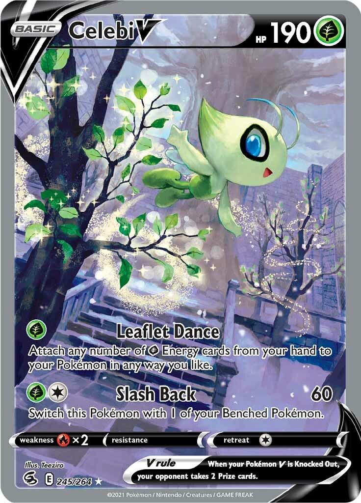 Celebi V (245/264) [Sword & Shield: Fusion Strike] | Anubis Games and Hobby