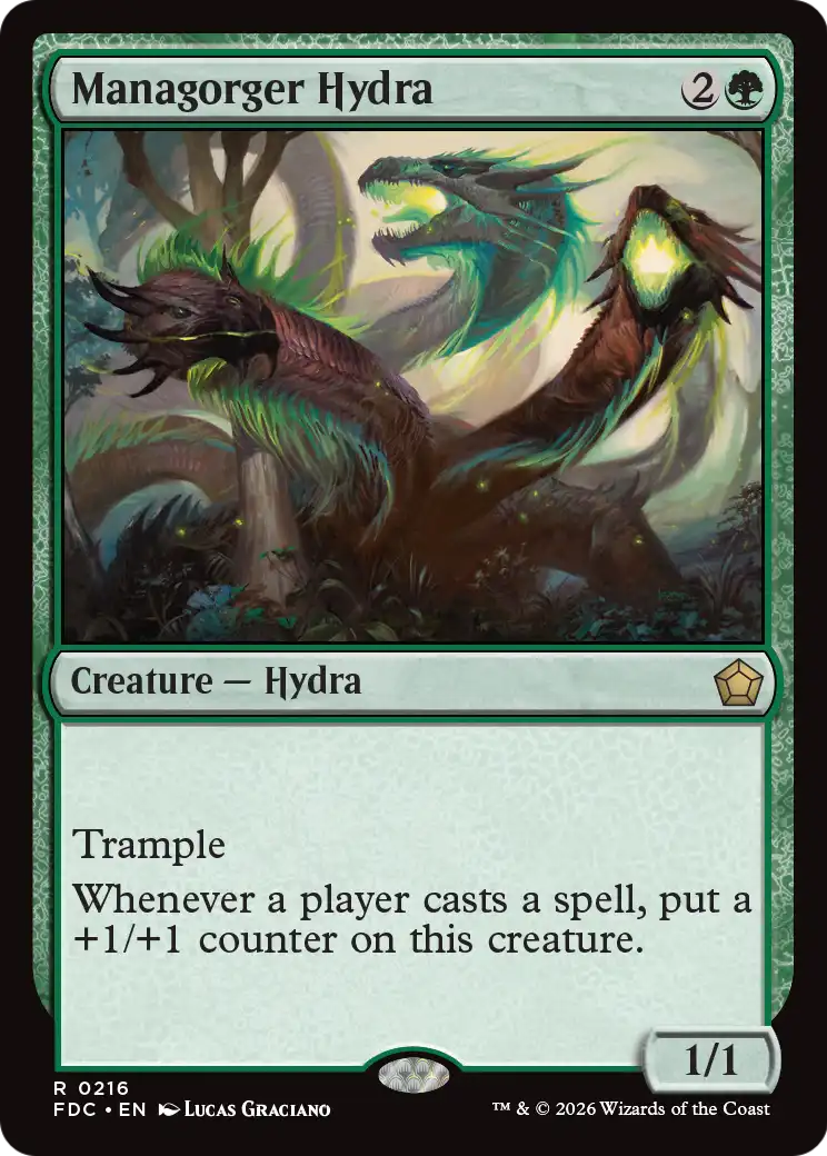 Managorger Hydra [Foundations Commander] | Anubis Games and Hobby
