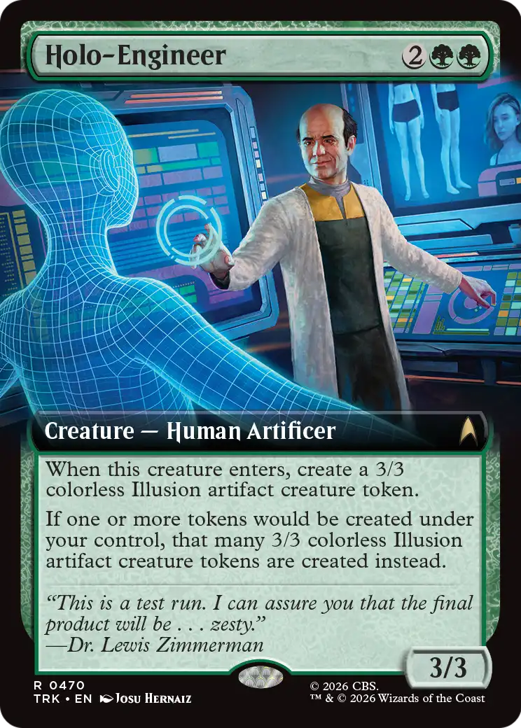 Holo-Engineer (Extended Art) [Star Trek] | Anubis Games and Hobby