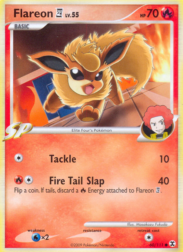 Flareon (60/111) [Platinum: Rising Rivals] | Anubis Games and Hobby