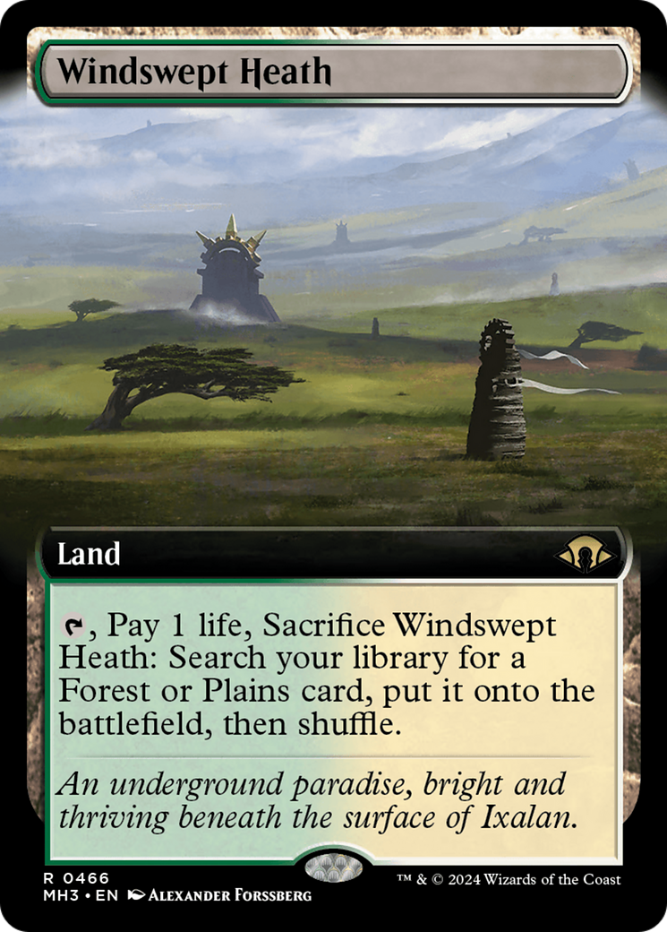 Windswept Heath (Extended Art) [Modern Horizons 3] | Anubis Games and Hobby