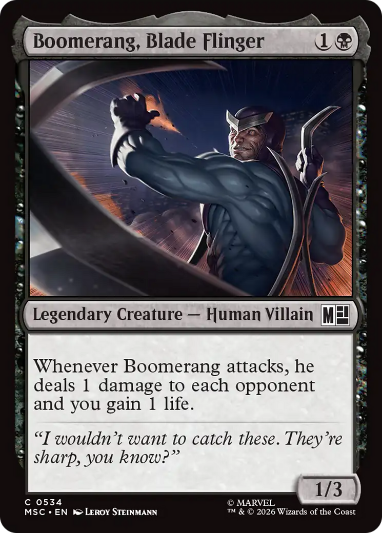Boomerang, Blade Flinger [Marvel Super Heroes Commander] | Anubis Games and Hobby