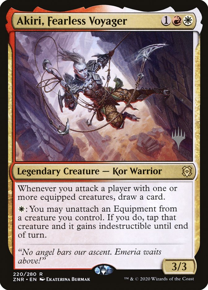 Akiri, Fearless Voyager (Promo Pack) [Zendikar Rising Promos] | Anubis Games and Hobby