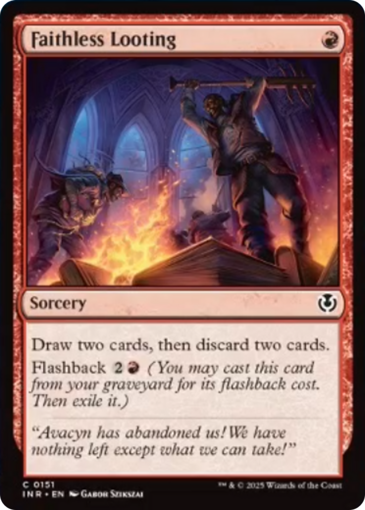 Faithless Looting [Innistrad Remastered] | Anubis Games and Hobby