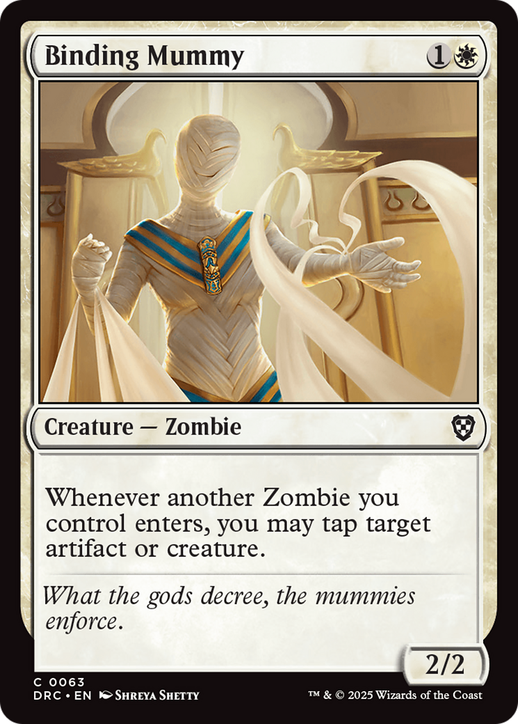 Binding Mummy [Aetherdrift Commander] | Anubis Games and Hobby