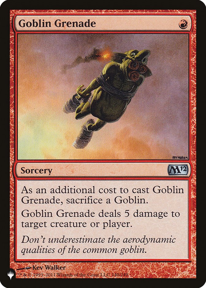 Goblin Grenade [The List] | Anubis Games and Hobby