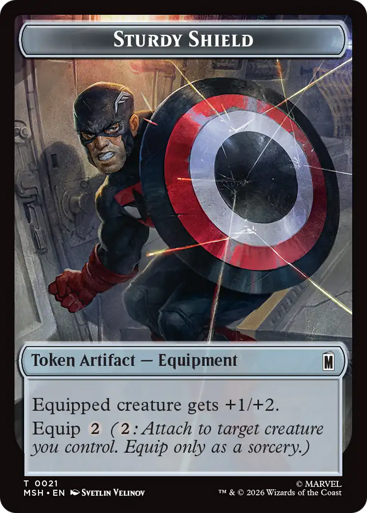 The Tiger God // Sturdy Shield Double-Sided Token [Marvel Super Heroes Tokens] | Anubis Games and Hobby