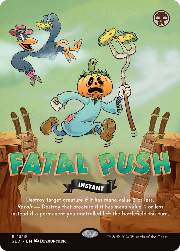Fatal Push (1819) (Rainbow Foil) [Secret Lair Drop Series] | Anubis Games and Hobby