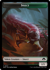 Zombie // Insect (0027) Double-Sided Token [Modern Horizons 3 Tokens] | Anubis Games and Hobby