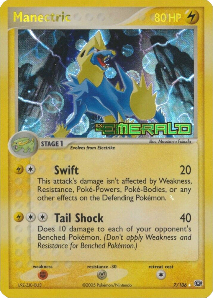Manectric (7/106) (Stamped) [EX: Emerald] | Anubis Games and Hobby