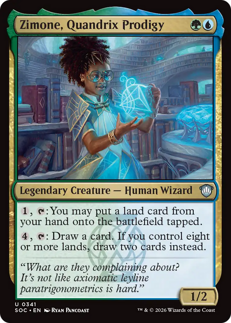 Zimone, Quandrix Prodigy [Secrets of Strixhaven Commander] | Anubis Games and Hobby