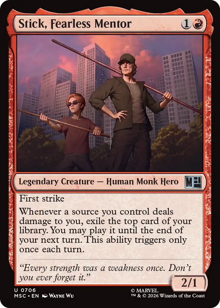 Stick, Fearless Mentor [Marvel Super Heroes Commander] | Anubis Games and Hobby