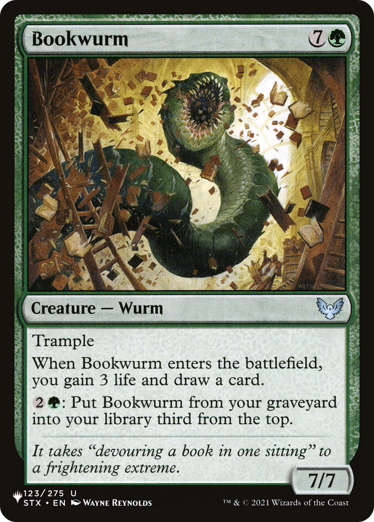 Bookwurm [The List Reprints] | Anubis Games and Hobby